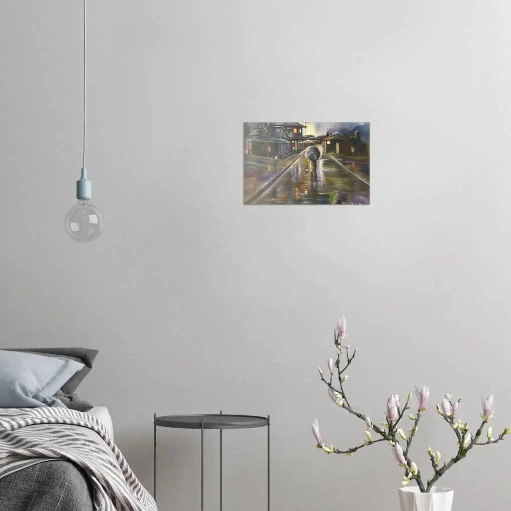 A Walk In The Rain Wall Art| Premium Matte Paper Poster Gelato