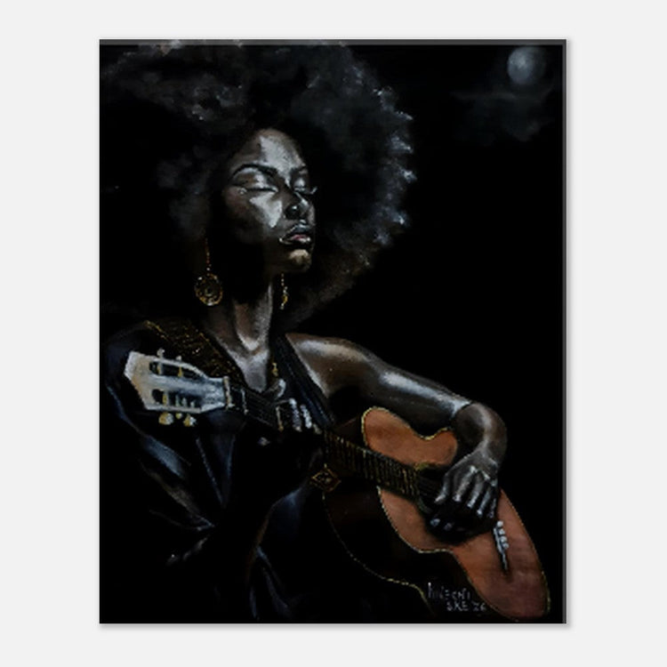 Midnight Melody Canvas KelechiCanvasArt