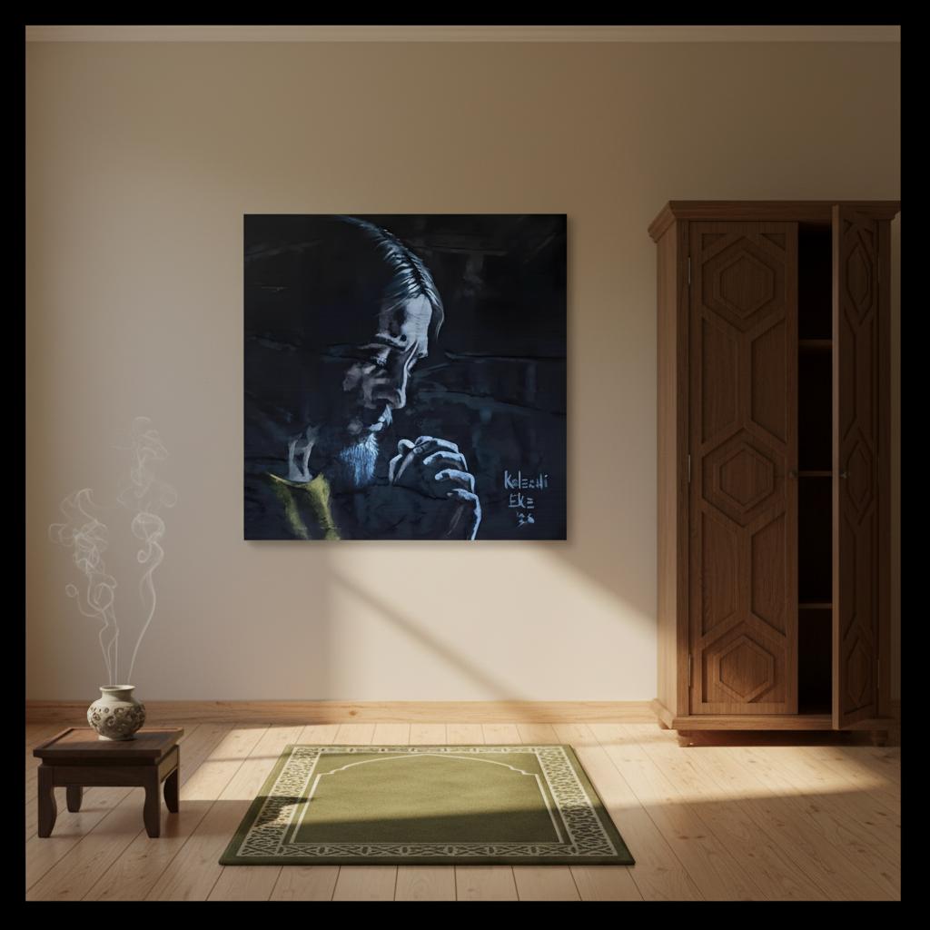 Gethsemane  - Brushed Aluminum Print KelechiCanvasArt