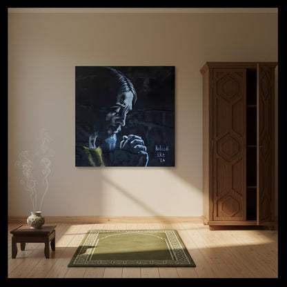 Gethsemane  - Brushed Aluminum Print KelechiCanvasArt