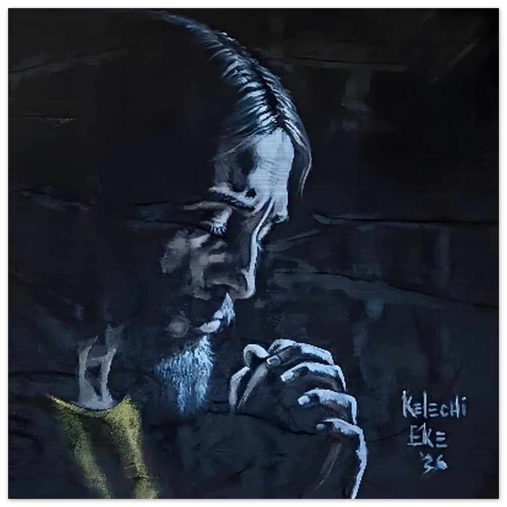 Gethsemane  - Brushed Aluminum Print KelechiCanvasArt