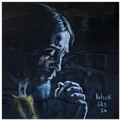 Gethsemane  - Brushed Aluminum Print KelechiCanvasArt