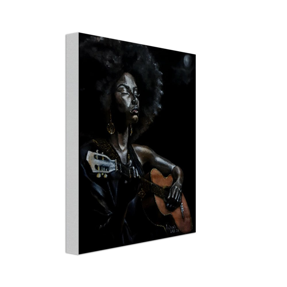 Midnight Melody Canvas KelechiCanvasArt