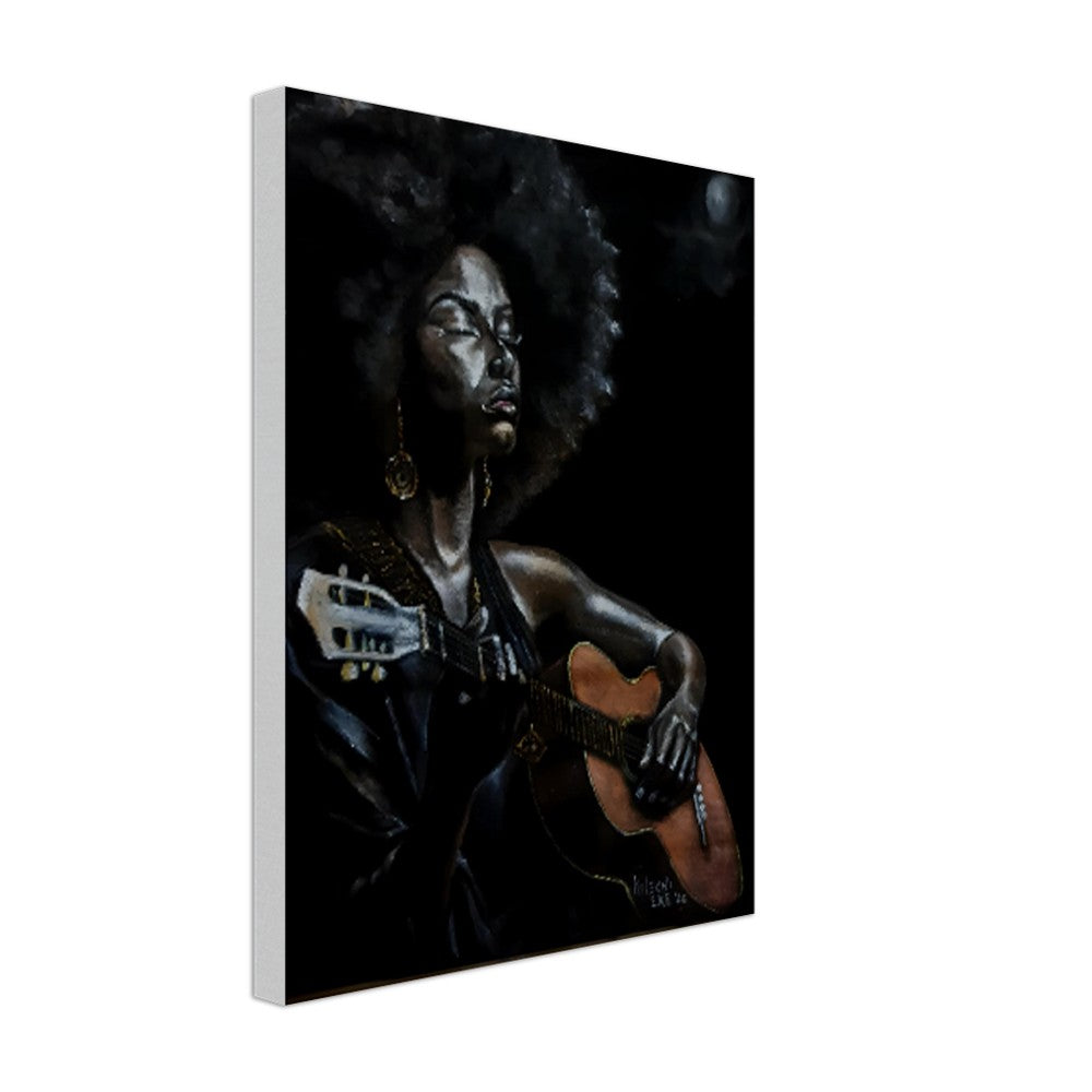 Midnight Melody Canvas KelechiCanvasArt