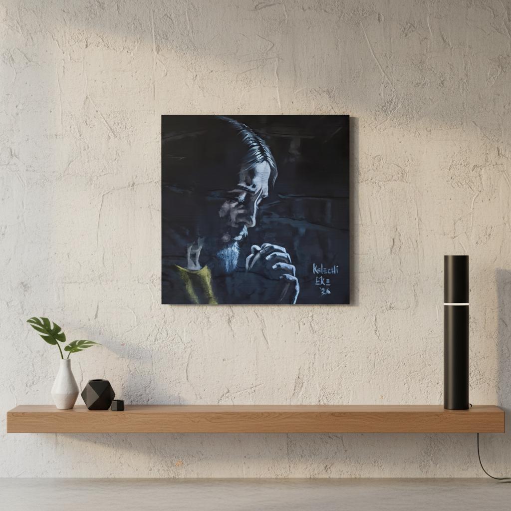 Gethsemane  - Brushed Aluminum Print KelechiCanvasArt