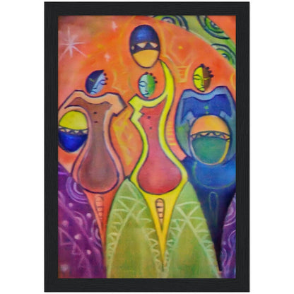 Ecstasy And Celebration- Premium Matte Paper Wooden Framed Poster Gelato