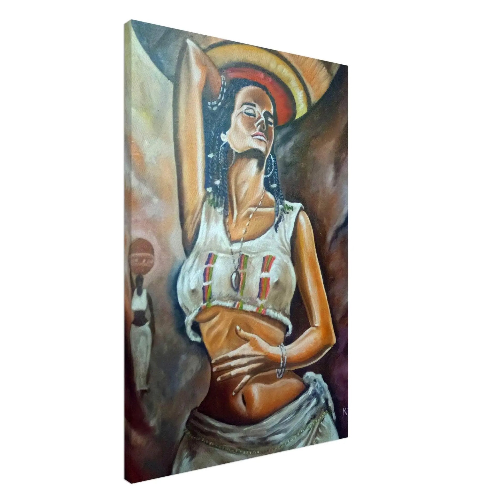 Milk maid | African canvas art| Gelato