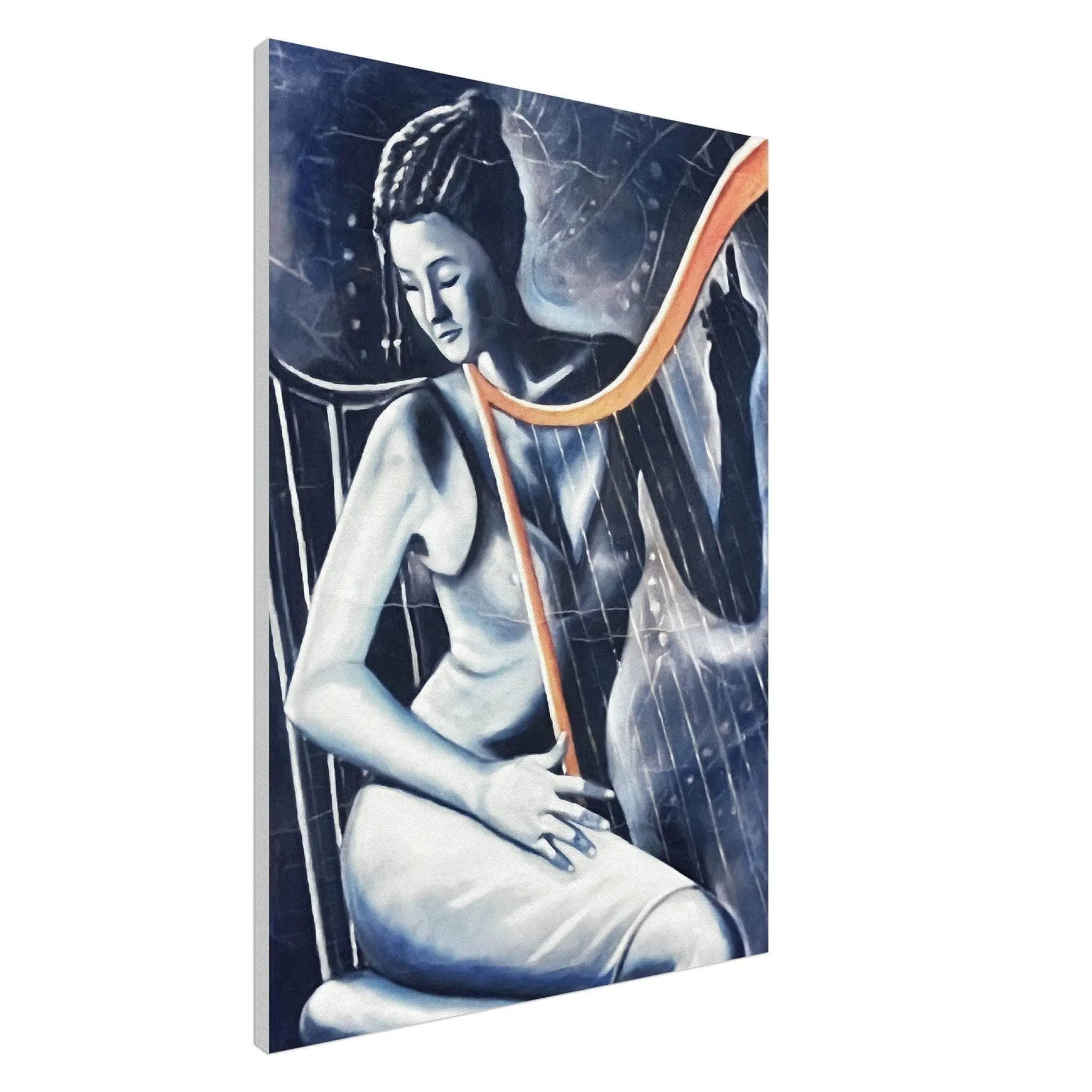 The Legendary Harp Lady Canvas Art Gelato