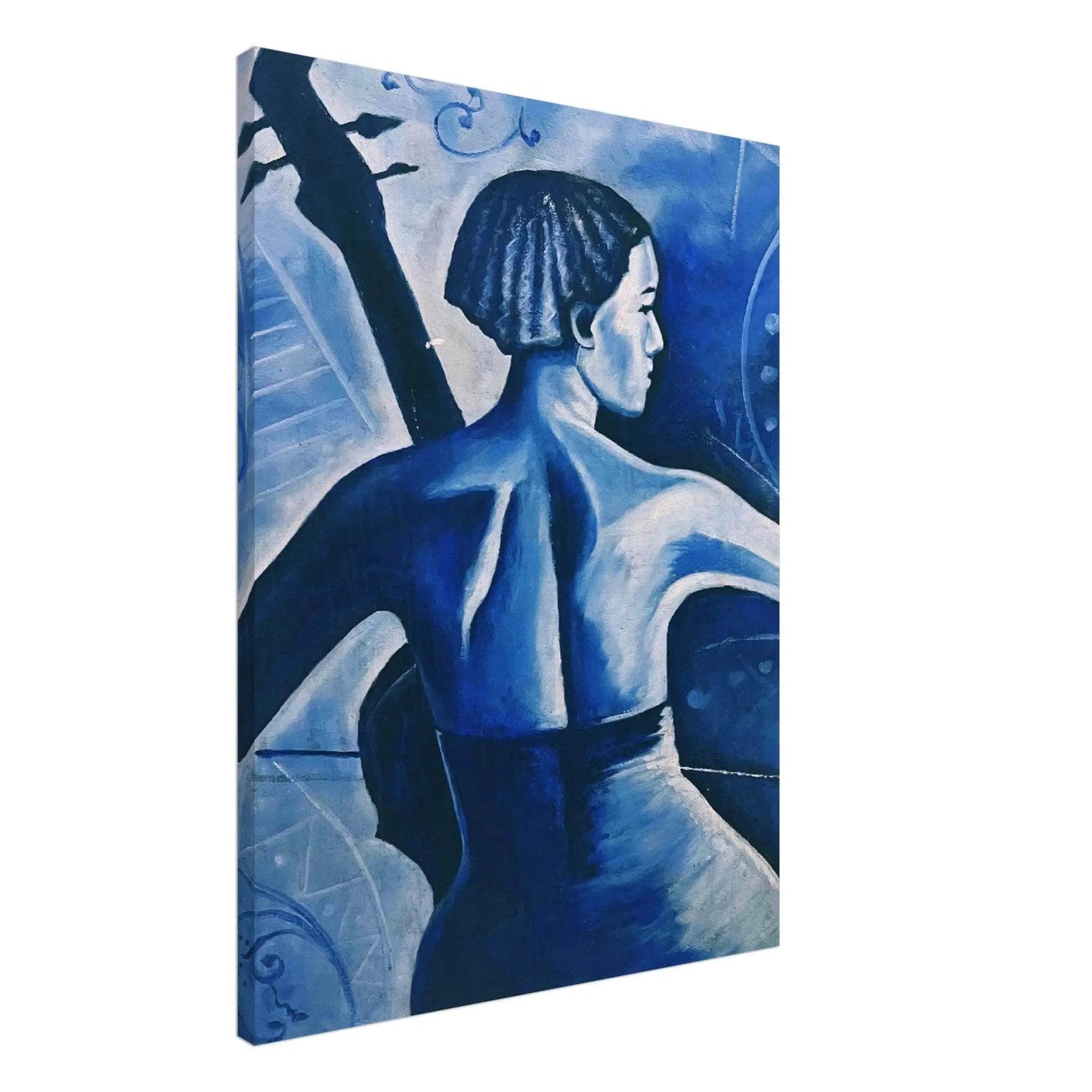 The violinist | Female string player canvas art Gelato